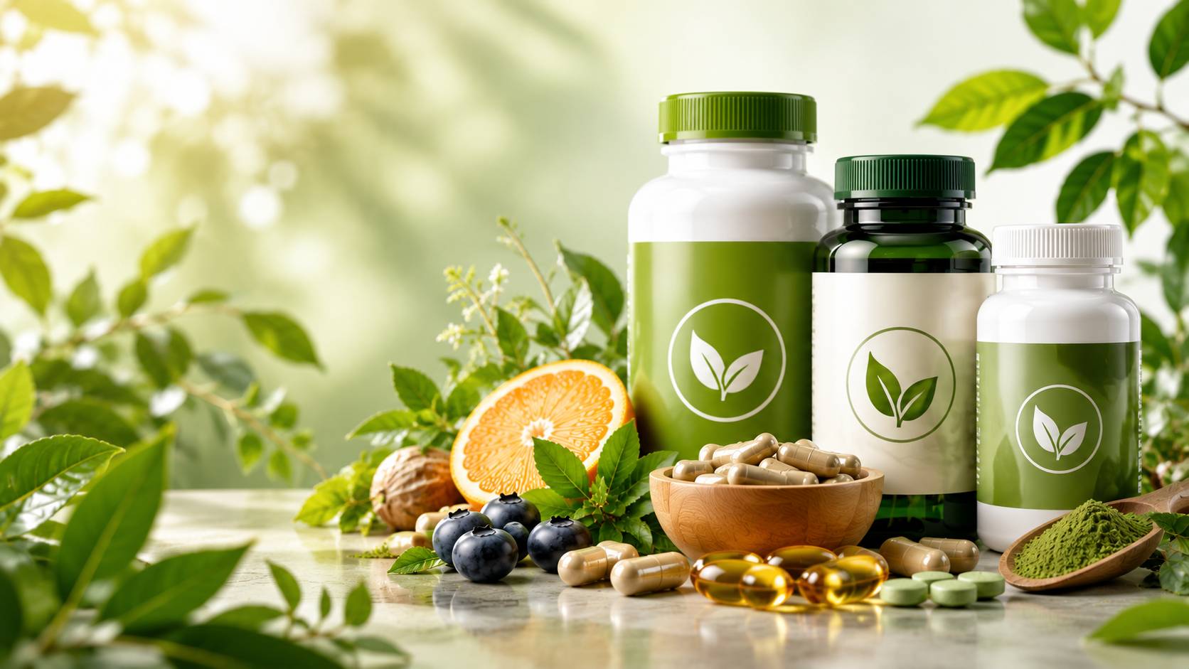 Consumer health products shelf