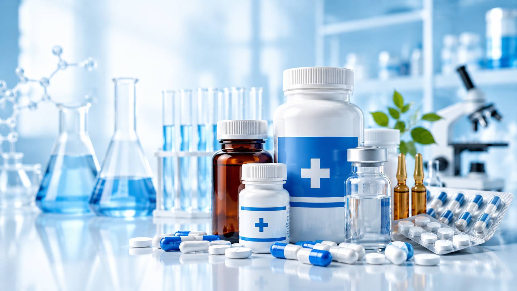 Pharmaceutical blister packs in clinical environment